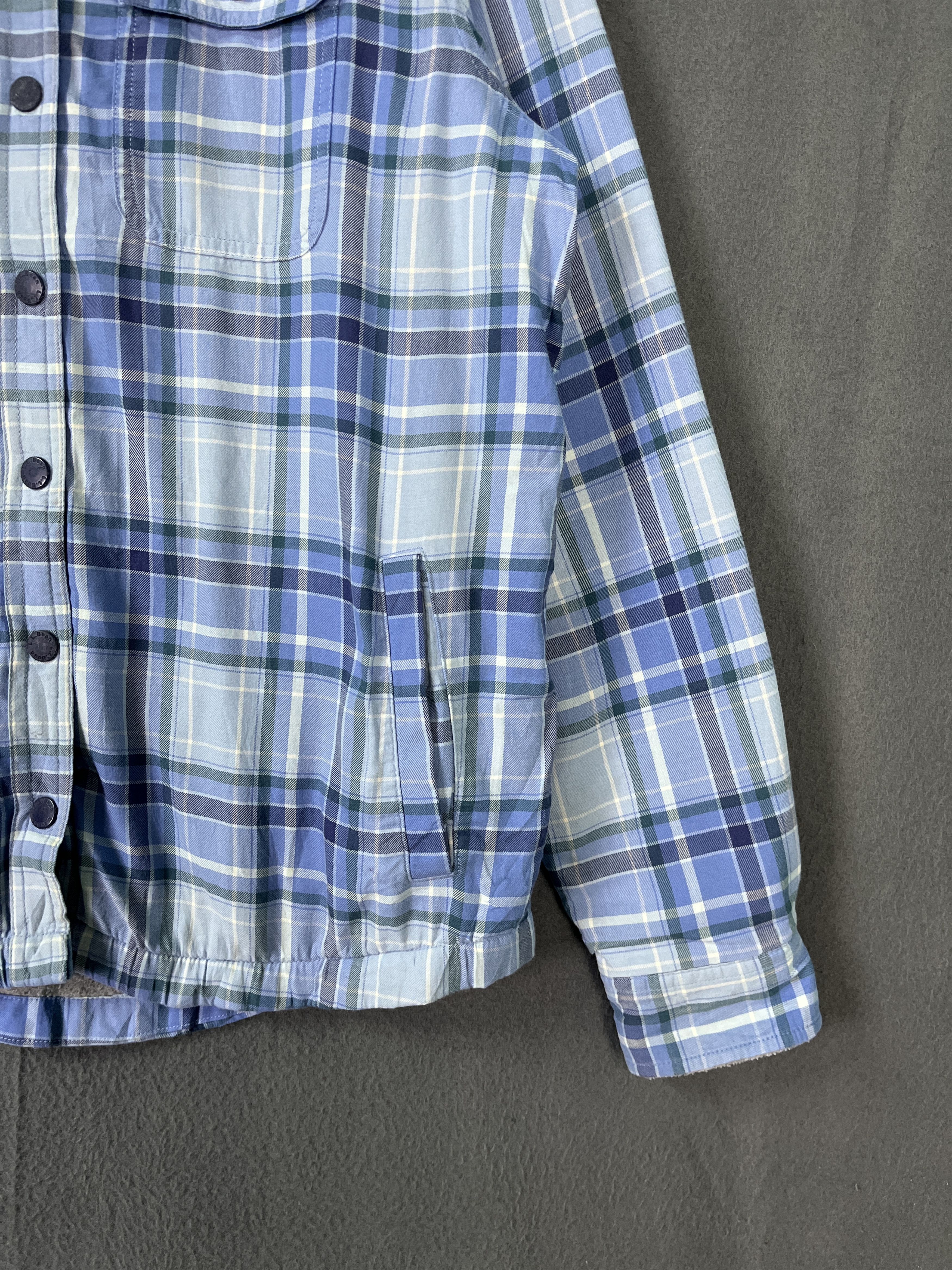 L.L. Bean Vintage L.L Bean Plaid Button Up Shirt Jacket Fleece Lined Size US S / EU 44-46 / 1 - 5 Thumbnail