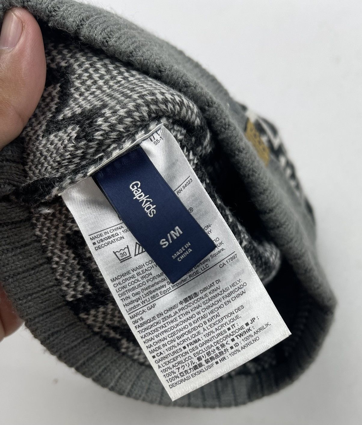 Gap gap navajo motive beanie hat tc31 Size ONE SIZE - 4 Thumbnail
