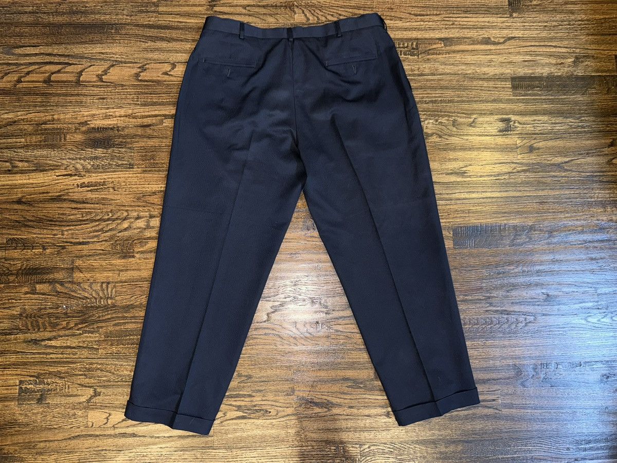 Haggar Haggar Tailored Pleated Dark Navy Dress Pant Trouser 38x29 Size US 38 / EU 54 - 5 Thumbnail