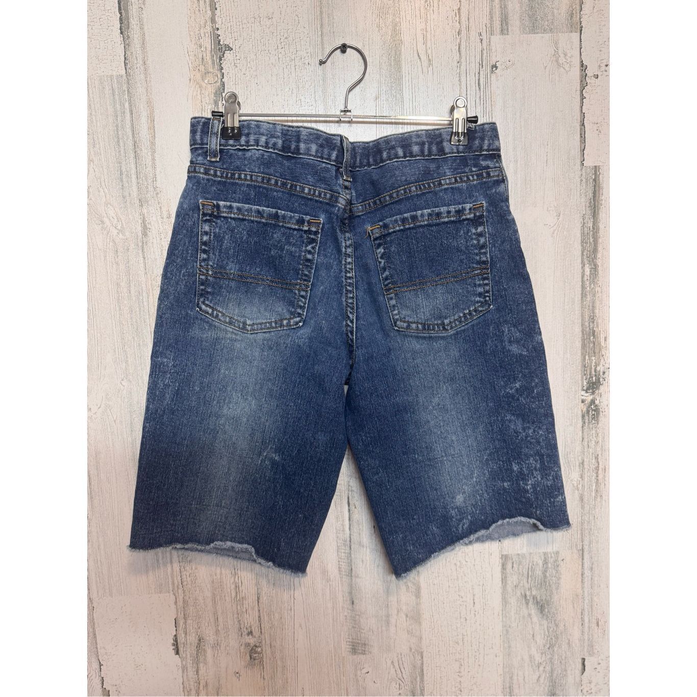 Lee Women’s Distressed Denim Cut-Off Jean Shorts Size 32 Blue Vi Size 32" / US 10 / IT 46 - 7 Thumbnail