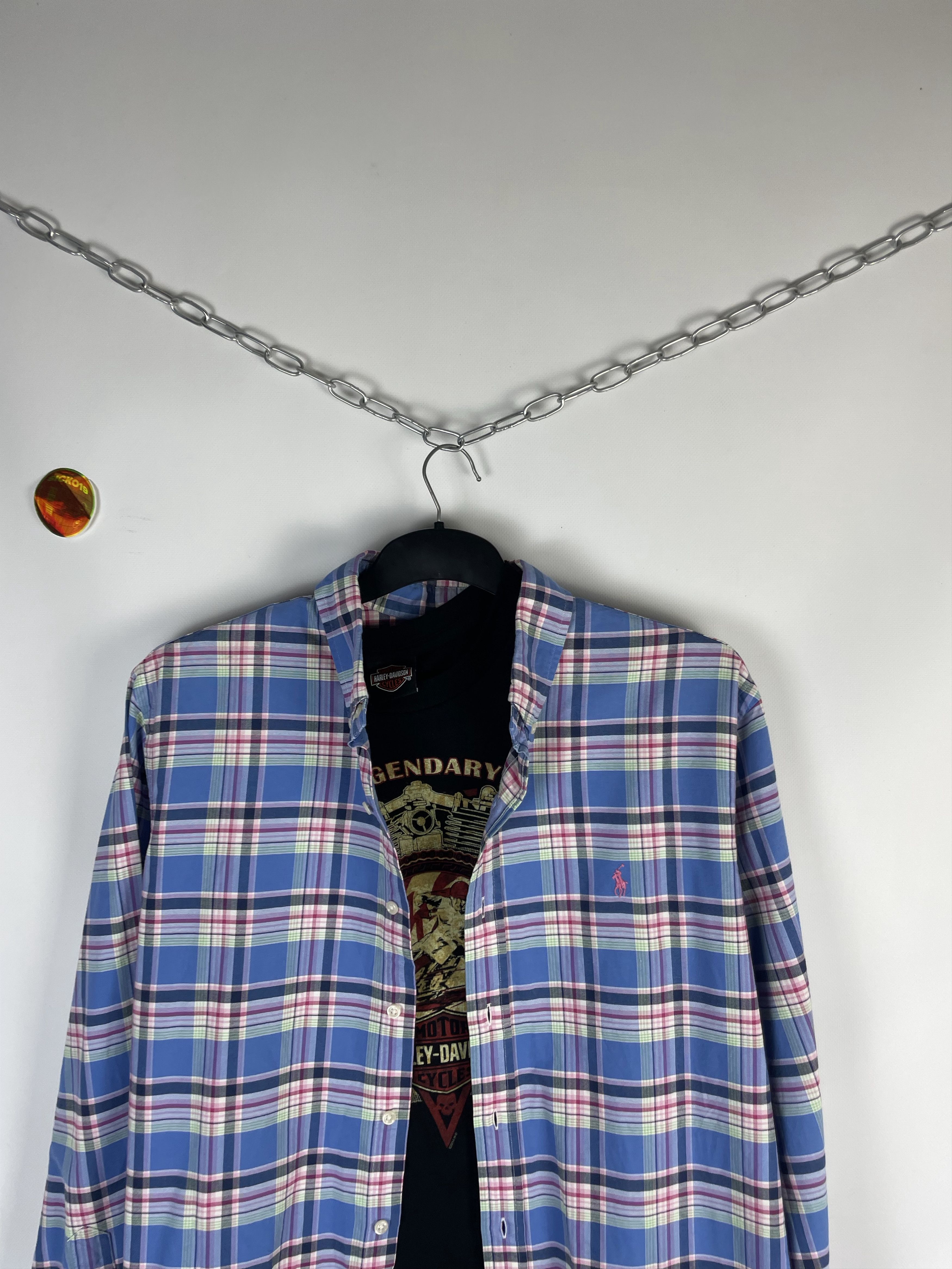 Flannel × Polo Ralph Lauren × Vintage Flannel Polo Ralph Lauren Vintage Mens Shirt Size US XL / EU 56 / 4 - 3 Thumbnail