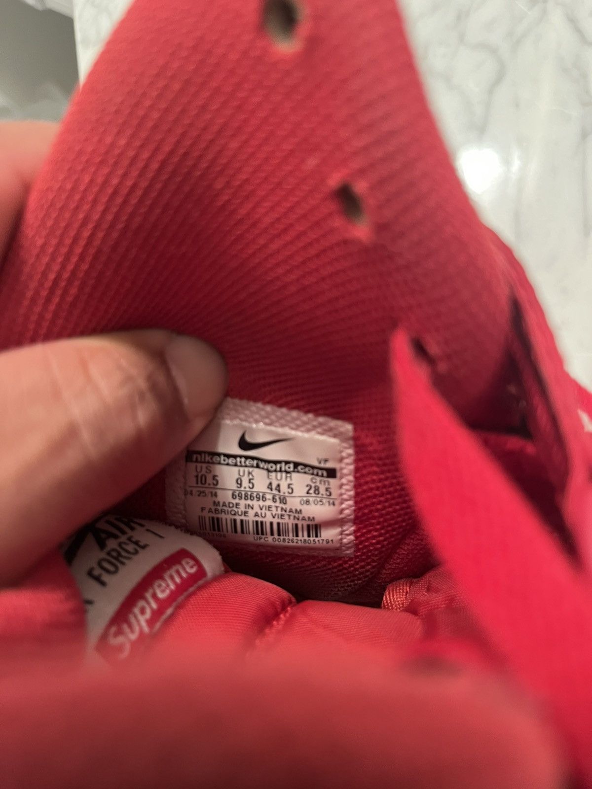 Supreme SUPREME AF1 HIGH Size US 10.5 / EU 43-44 - 7 Thumbnail