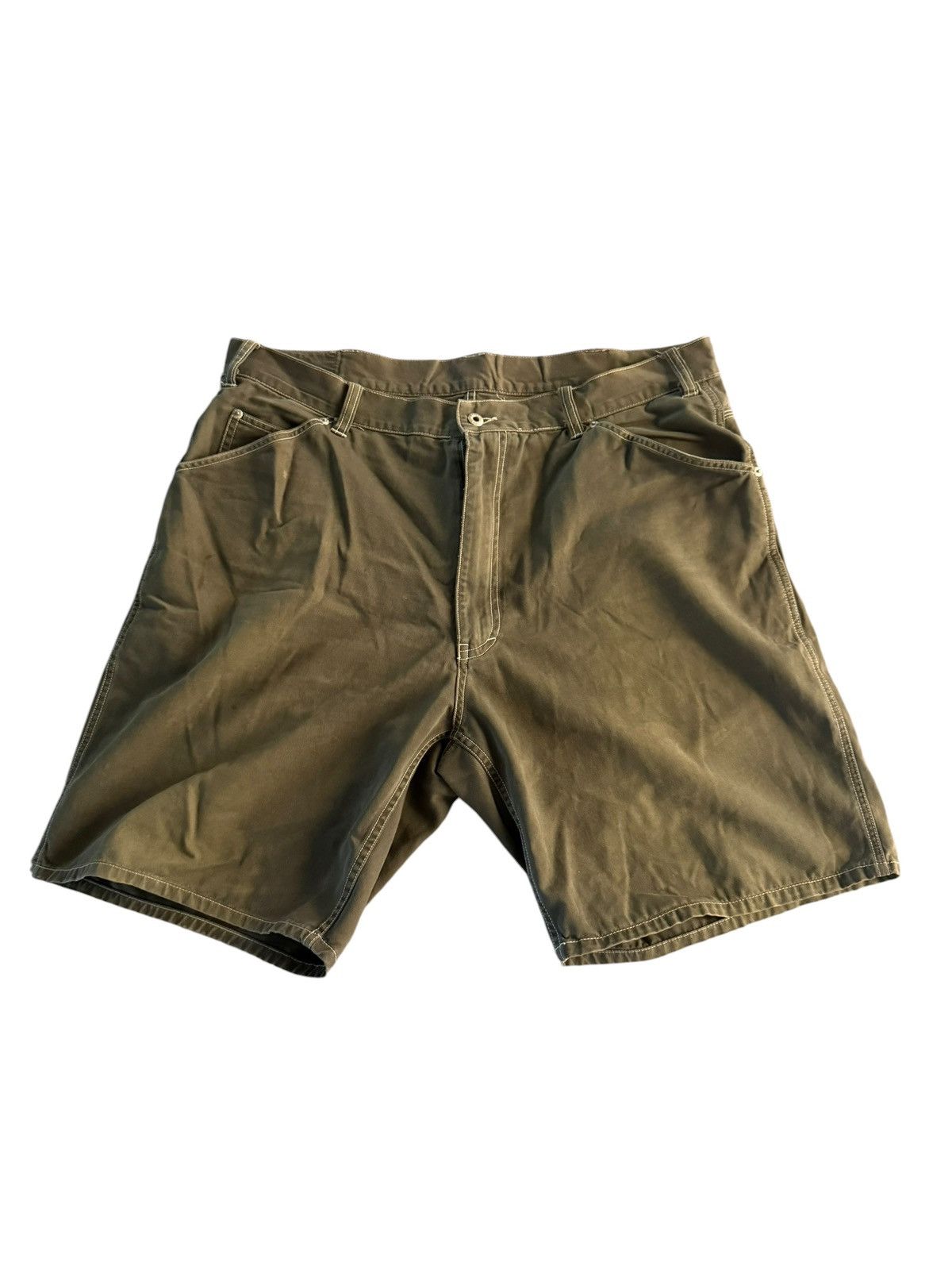 Gap Vintage Gap Blue Jeans Brand Olive Green Shorts 36-38” Size US 37 - 8 Thumbnail
