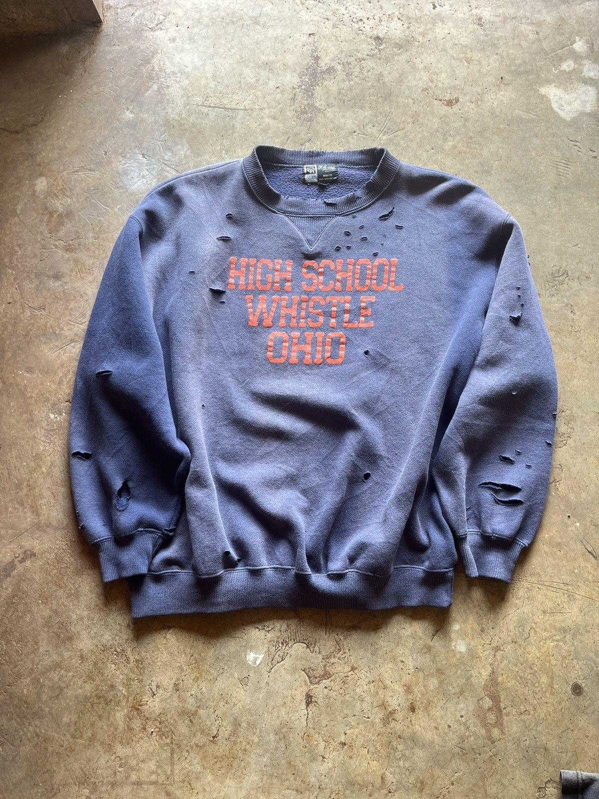 Vintage Thrashed whistle ohio Distressed Size US L / EU 52-54 / 3 - 1 Thumbnail