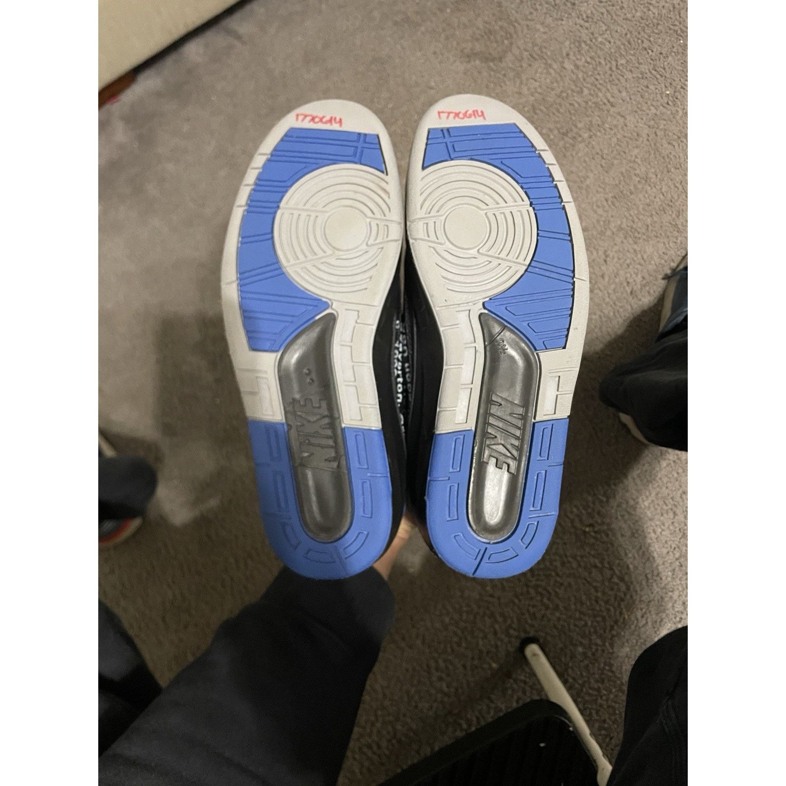 Jordan Brand Size 9.5M -Off-White x Air Jordan 2 Retro SP Low Black Royal Size US 9.5 / EU 42-43 - 5 Thumbnail