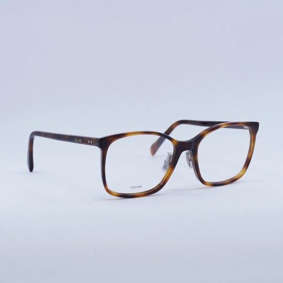 Celine Celine CL50027J 056 Eyeglasses Light Havana 55mm Square Size ONE SIZE - 4 Thumbnail