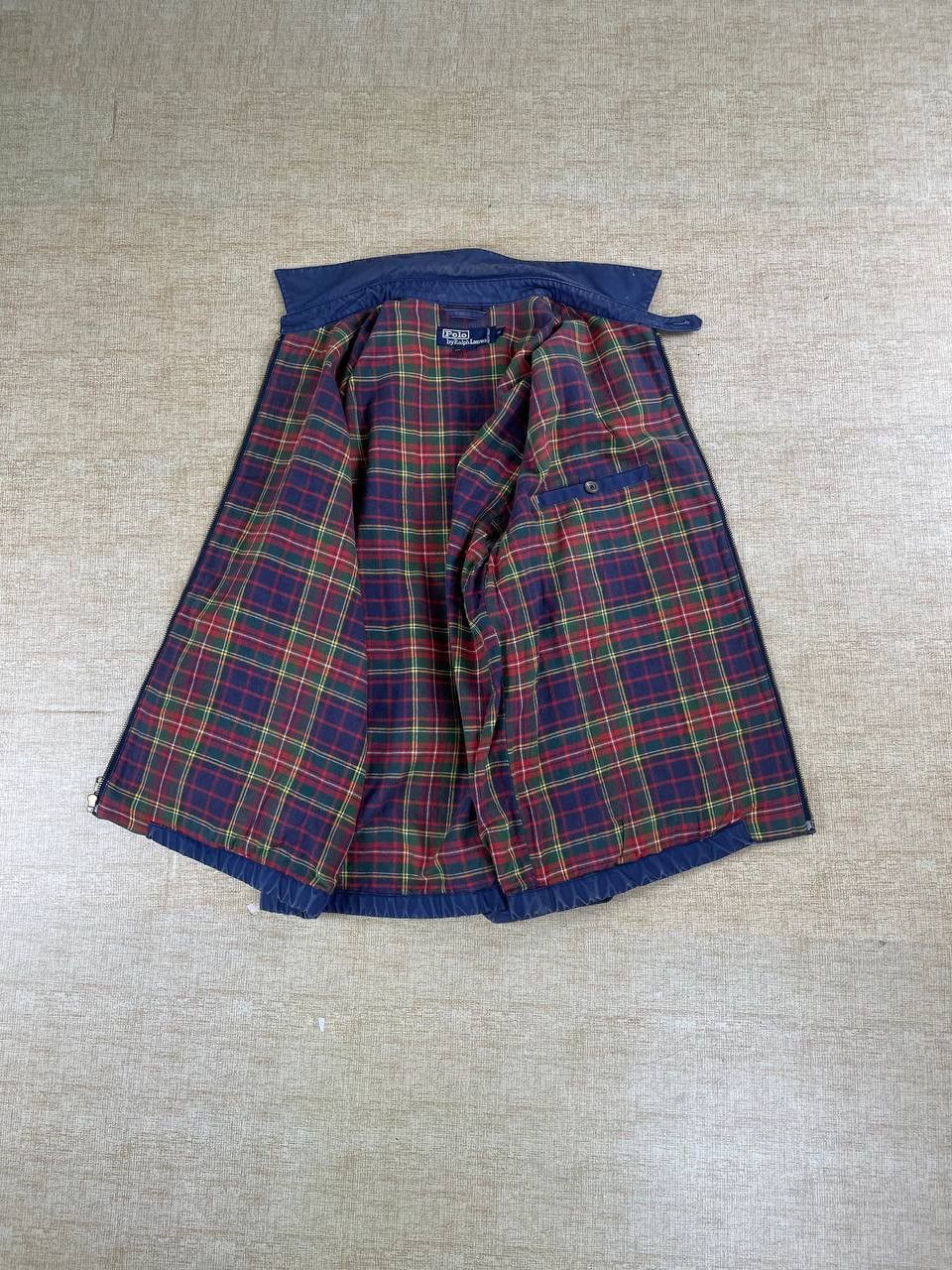 Polo Ralph Lauren × Ralph Lauren Blue Label × Vintage Vintage 90s Polo By Ralph Lauren Plaid Inner Zipper Jacket Size US L / EU 52-54 / 3 - 4 Thumbnail