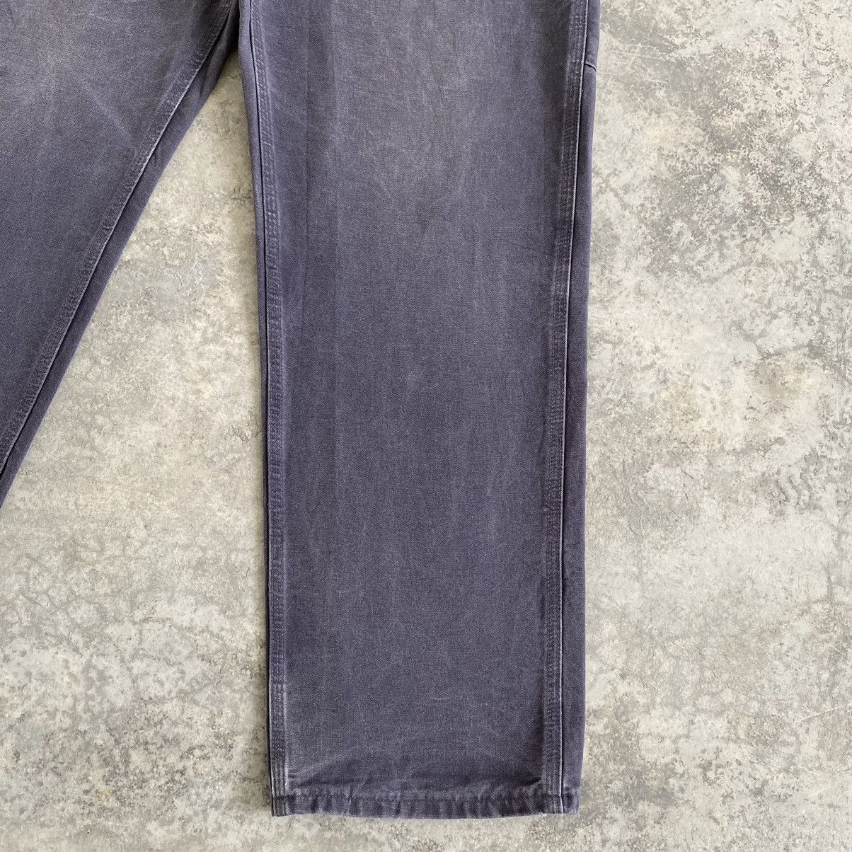 Carhartt Vintage Carhartt Faded Petrol Blue Carpenter Workwear Pants Size US 34 / EU 50 - 6 Thumbnail