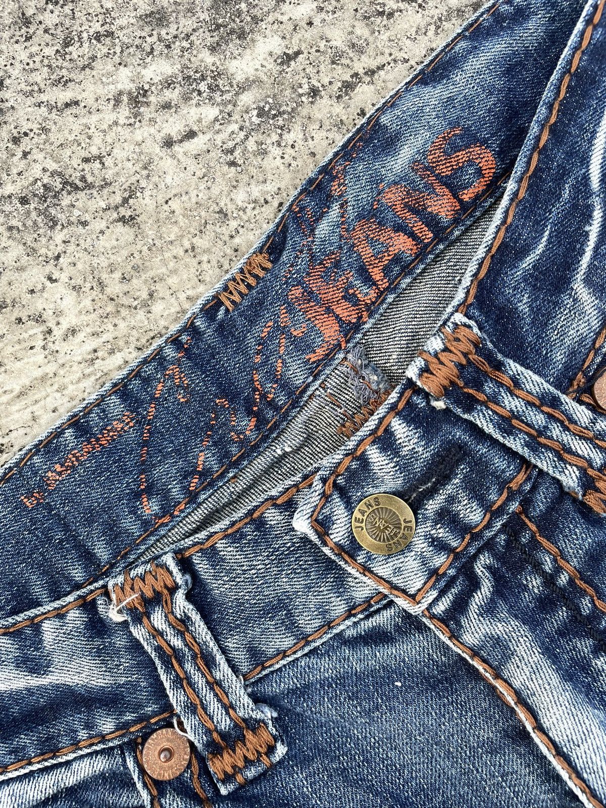 Japanese Brand Jambange faded jeans Size 26" / US 2 / IT 38 - 3 Thumbnail