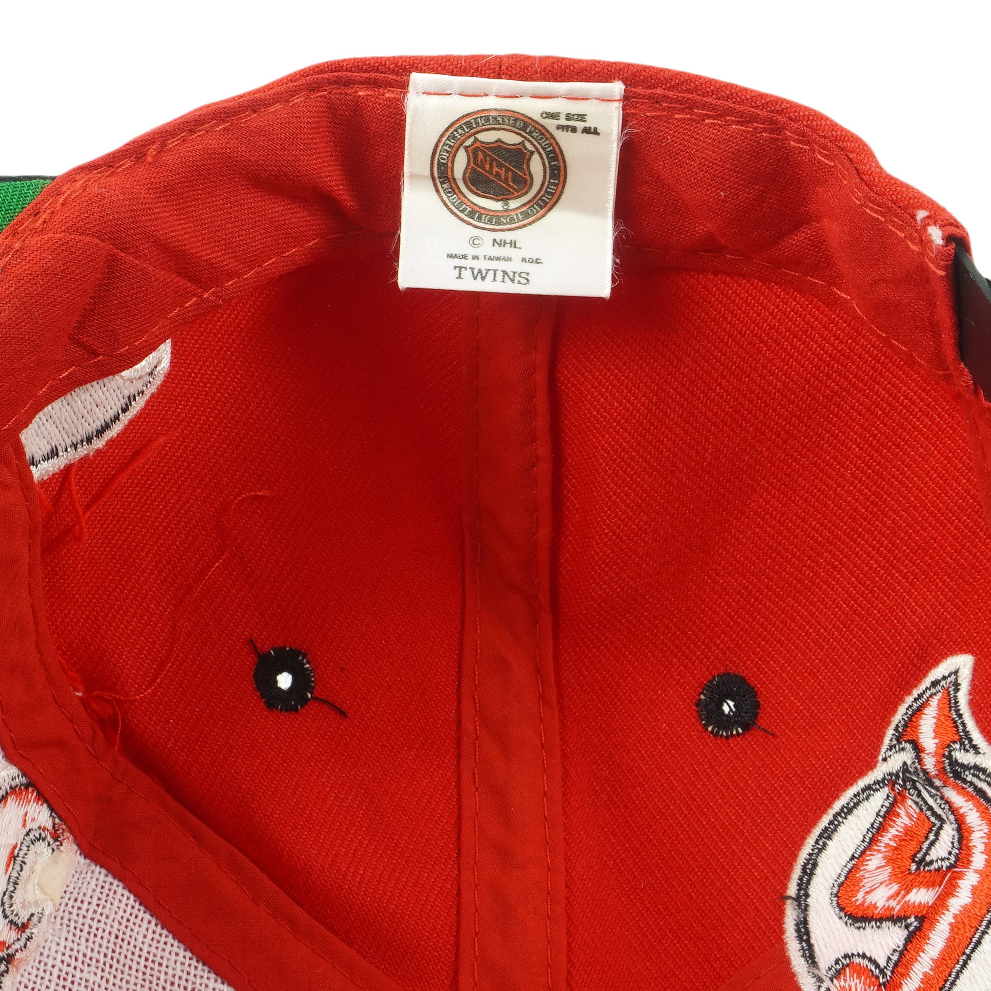 Twins Enterprise Inc. NHL - New Jersey Devils Snapback Hat 1990s Size ONE SIZE - 5 Thumbnail