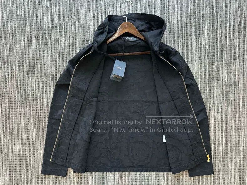 Versace Versace Black zippered jacket Size US XL / EU 56 / 4 - 4 Thumbnail