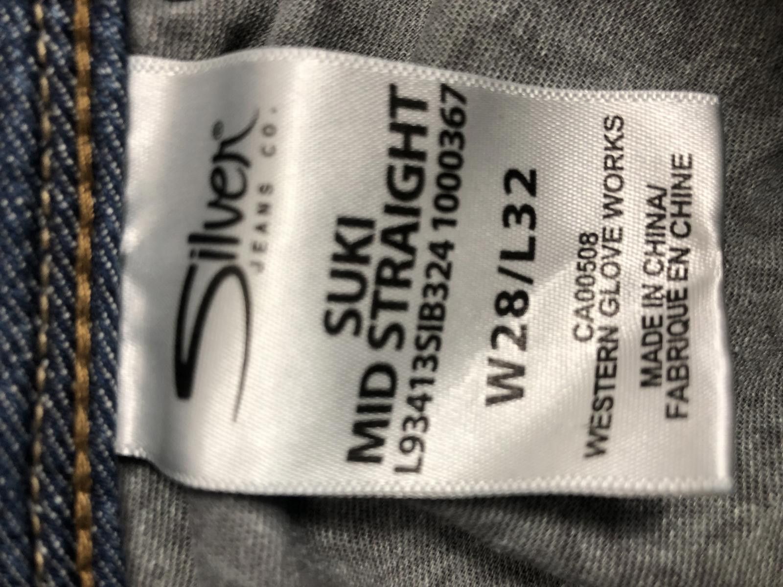 Silver Jeans Co. Silver Jeans Co. Women's Slim Fit Dark Wash Denim Size 28" / US 6 / IT 42 - 6 Thumbnail