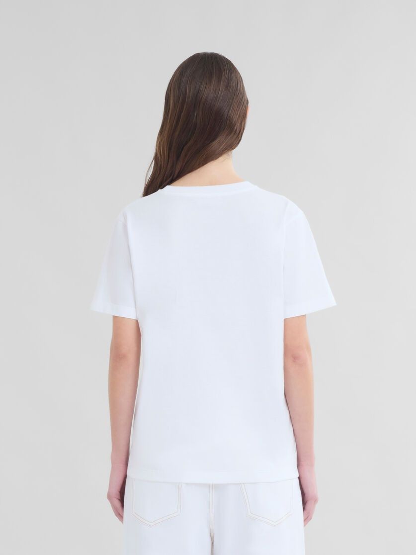 Marni o1f1d3z0625 T-Shirt in White Size S / US 4 / IT 40 - 3 Thumbnail