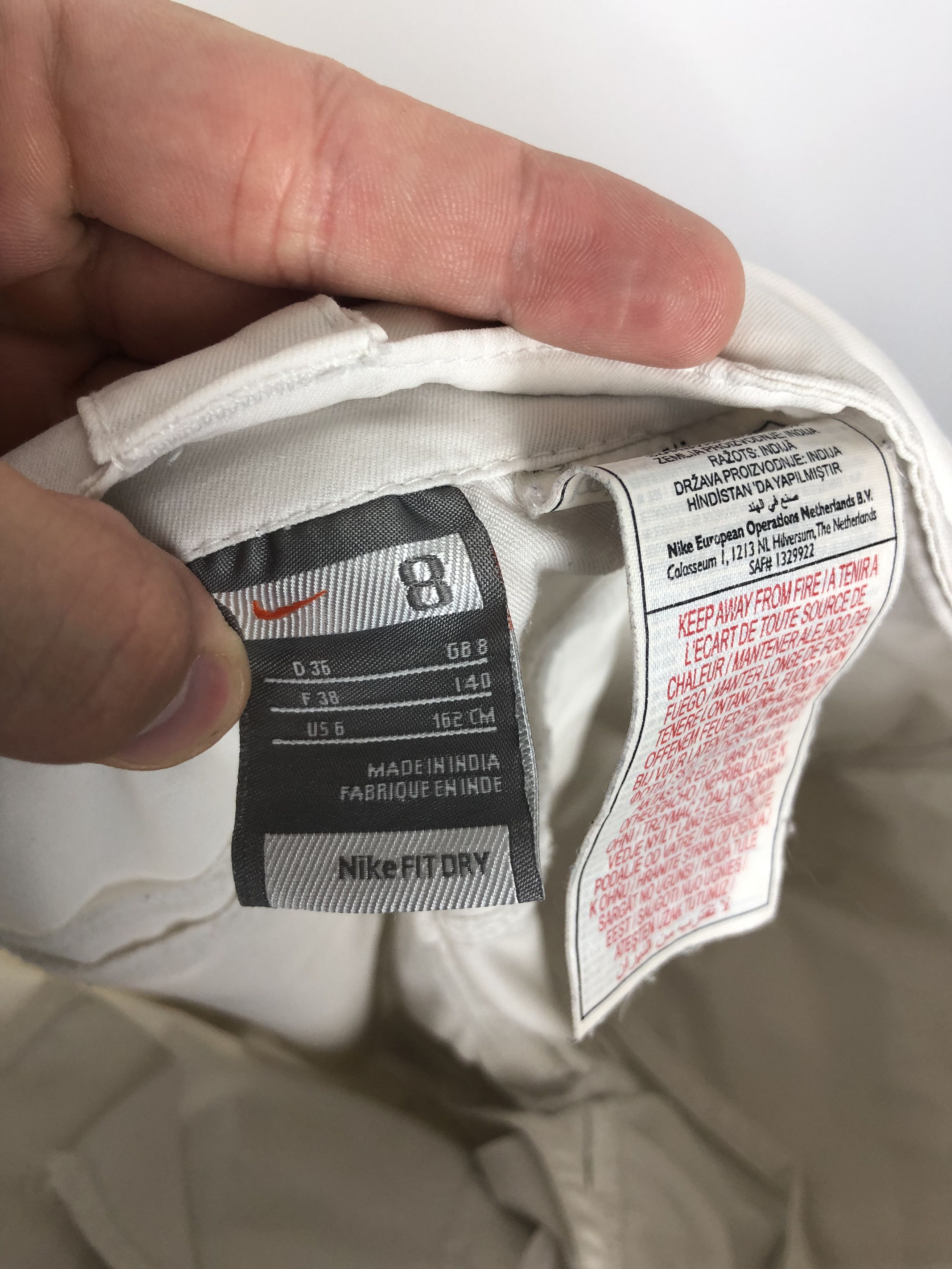 Nike Nike Vintage Drill Pants White size 30x32 Size US 30 / EU 46 - 7 Thumbnail