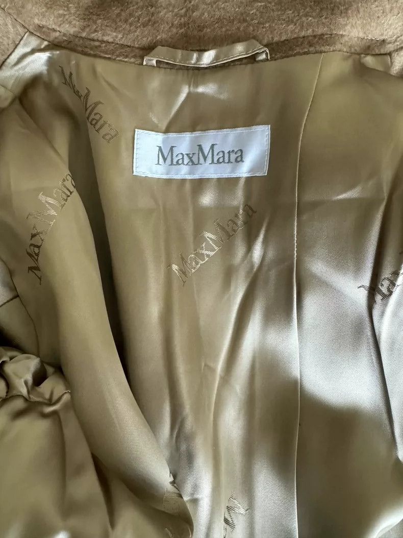 Max Mara Max Mara White Label Camel Hair Camel Double Breasted Coat Size S / US 4 / IT 40 - 7 Thumbnail