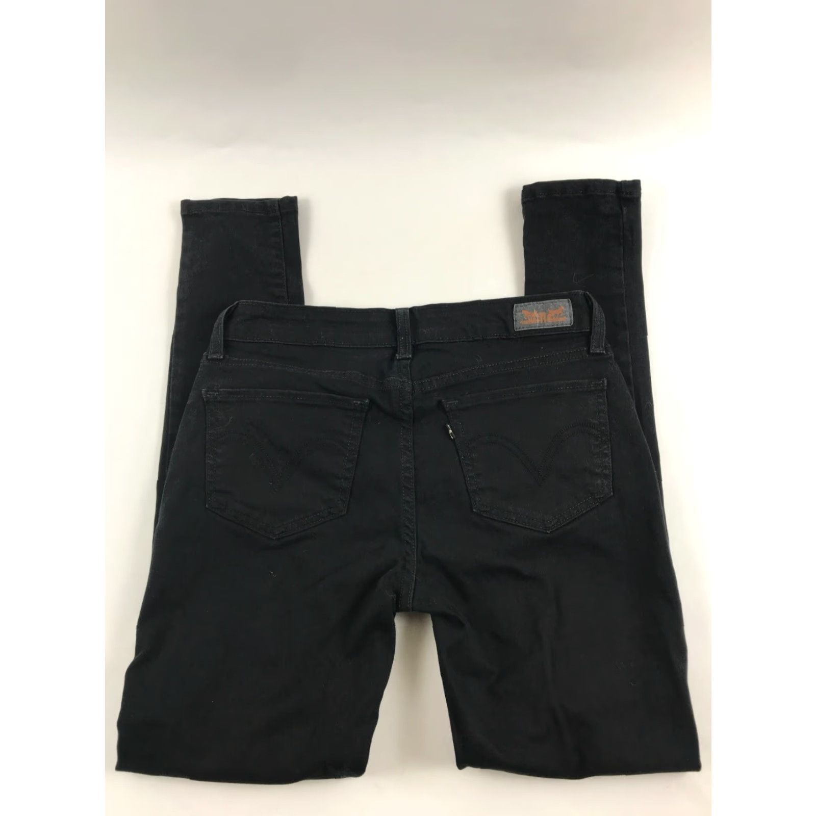 Levi's Levi's Jeans Women Size 30x30 Black Dark Wash Mid Rise Straight Denim Legging Style: Straight Womens 30x30 Old? No, but keep words. Size 30" / US 8 / IT 44 - 2 Thumbnail