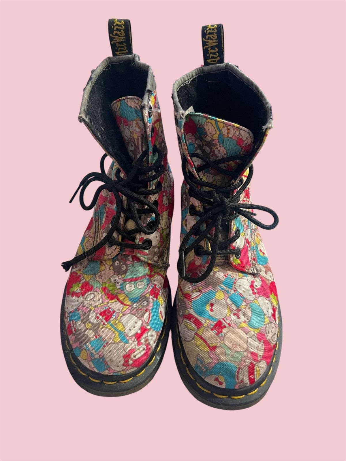 Dr. Martens Dr Martens Hello Kitty Sanrio Limited Edition boots Size US 6 / IT 36 - 2 Thumbnail
