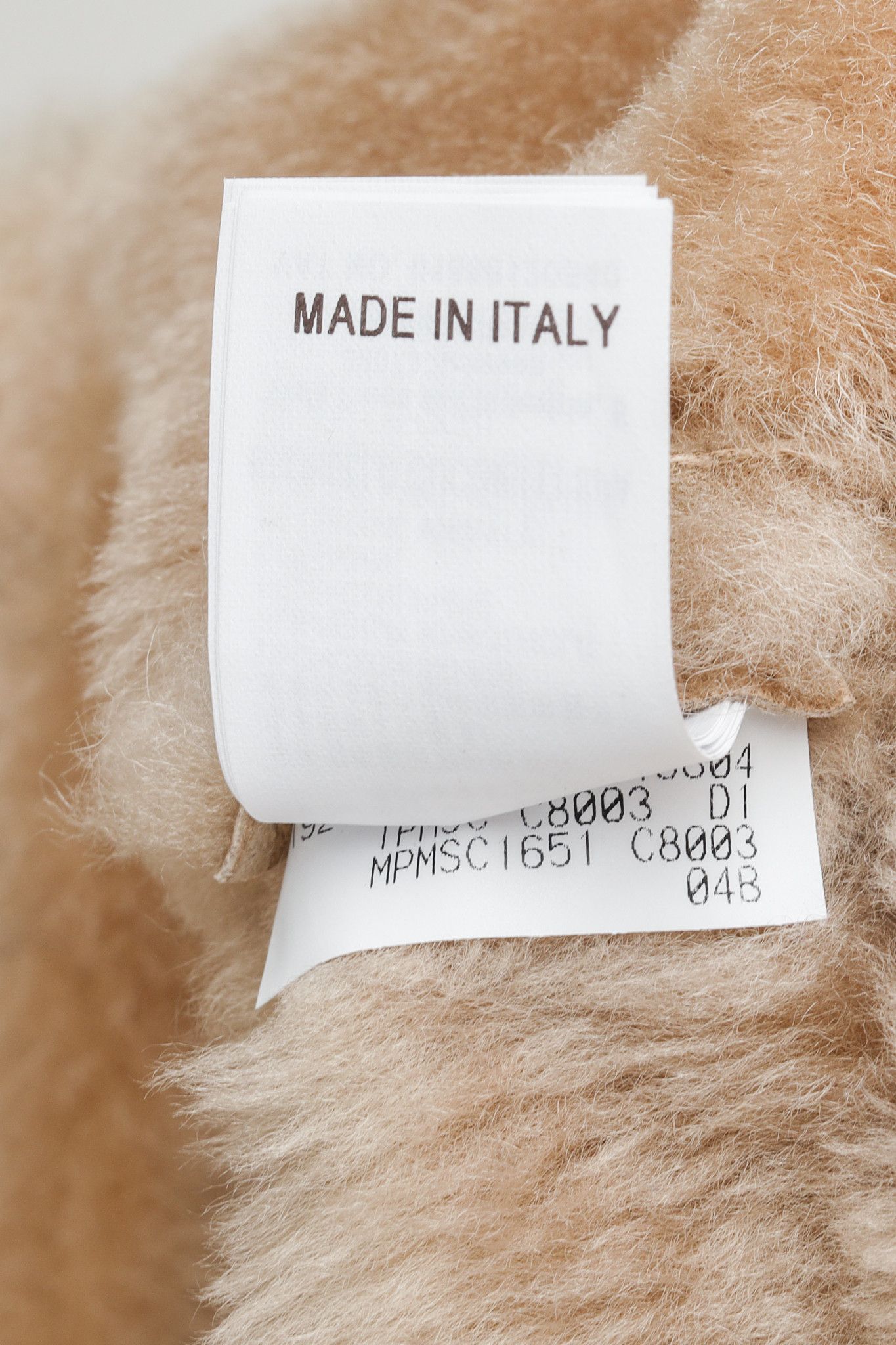 Brunello Cucinelli Brunello Cucinelli Beige Sharpa Sheepskin Fur Peacoat Size US M / EU 48-50 / 2 - 21 Thumbnail