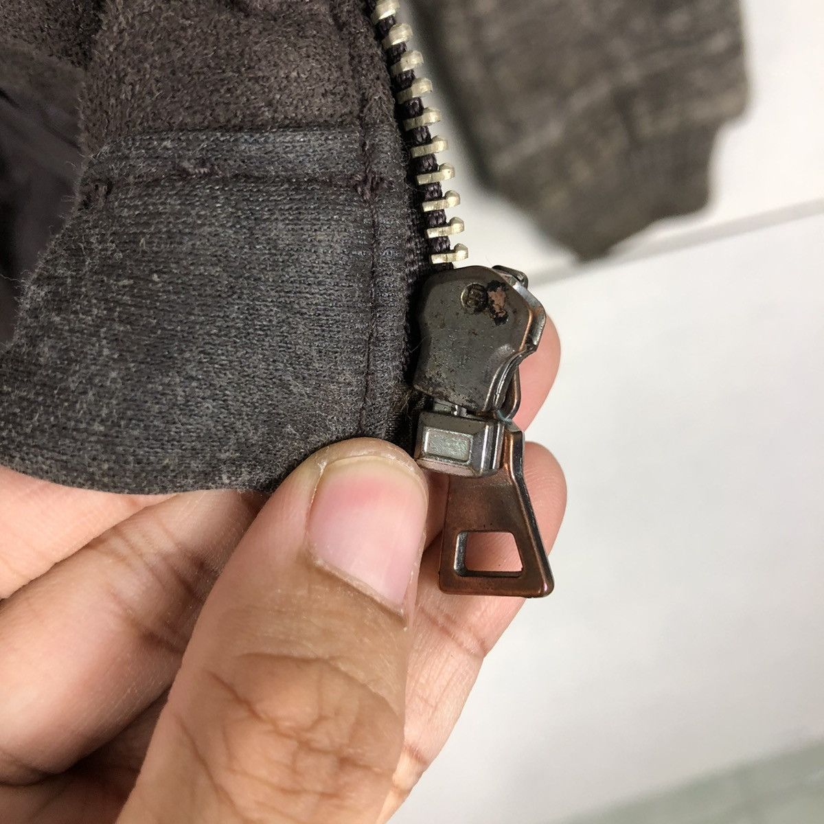 Japanese Brand 📌VTG BIKER FLY LEATHER JACKET MONTERRY CARMEL ISSEY MIYAKE Size US M / EU 48-50 / 2 - 18 Thumbnail