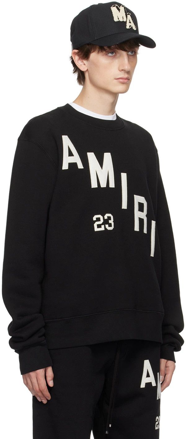 Amiri o1y0525 Logo Sweatshirt in Black Size US S / EU 44-46 / 1 - 2 Thumbnail