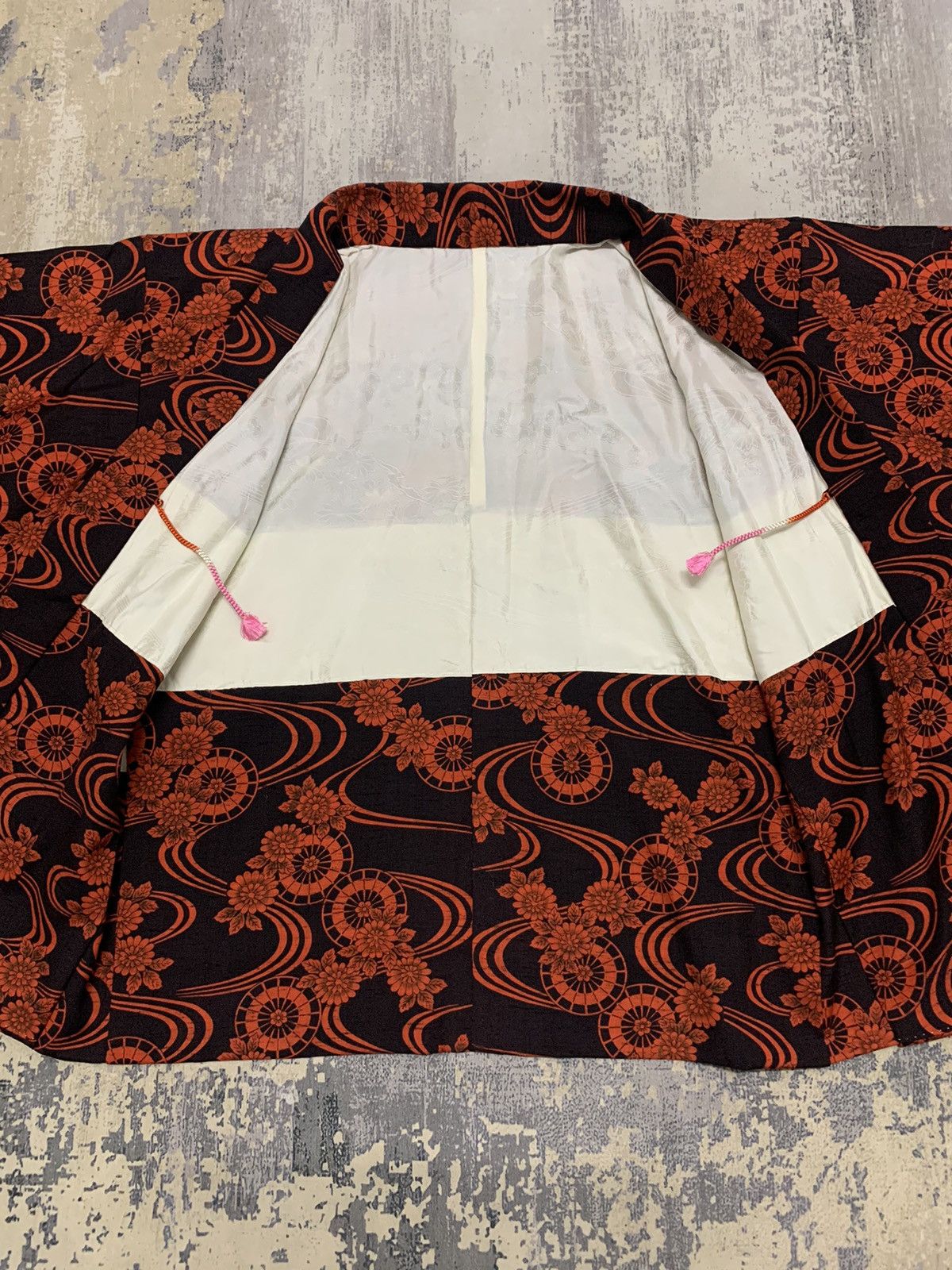 Japanese Brand Vintage Japanese Traditional Floral Pattern Kimono Size US L / EU 52-54 / 3 - 5 Thumbnail