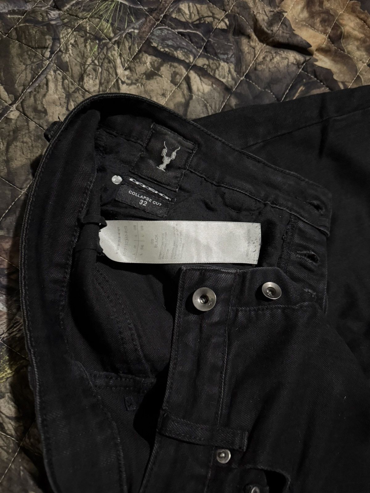 Rick Owens Drkshdw Rick Owens Collapse Cut Jeans Size US 32 / EU 48 - 3 Thumbnail