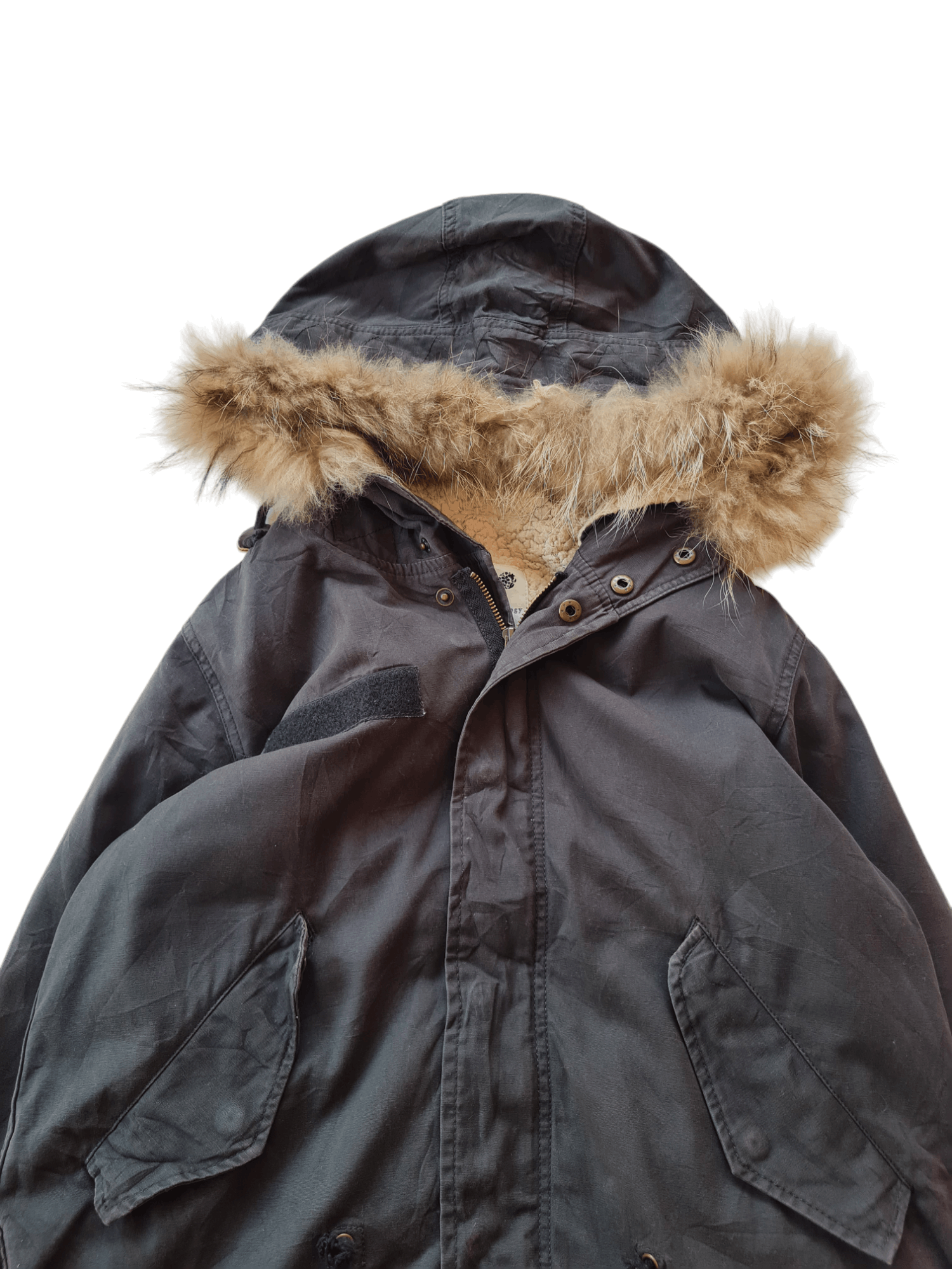 Japanese Brand × Vintage Vintage Earth Music & Ecology Fur Jacket Lgb Style Size US M / EU 48-50 / 2 - 2 Thumbnail