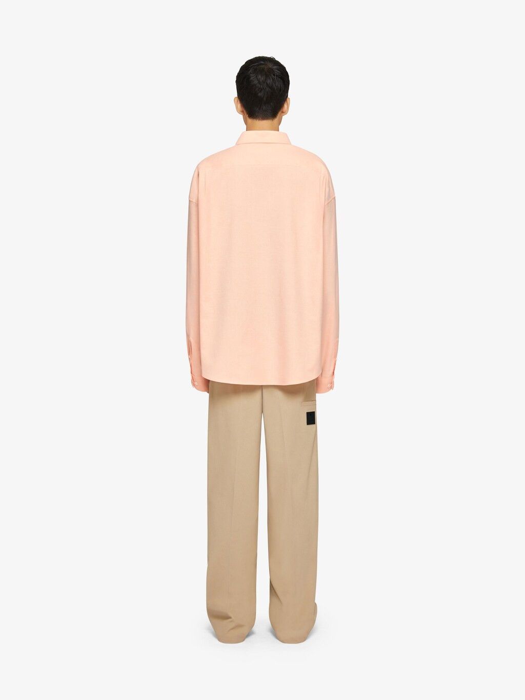 Givenchy o1srvl11e0125 Shirt In Cotton With Pocket in Powder Size US M / EU 48-50 / 2 - 4 Thumbnail