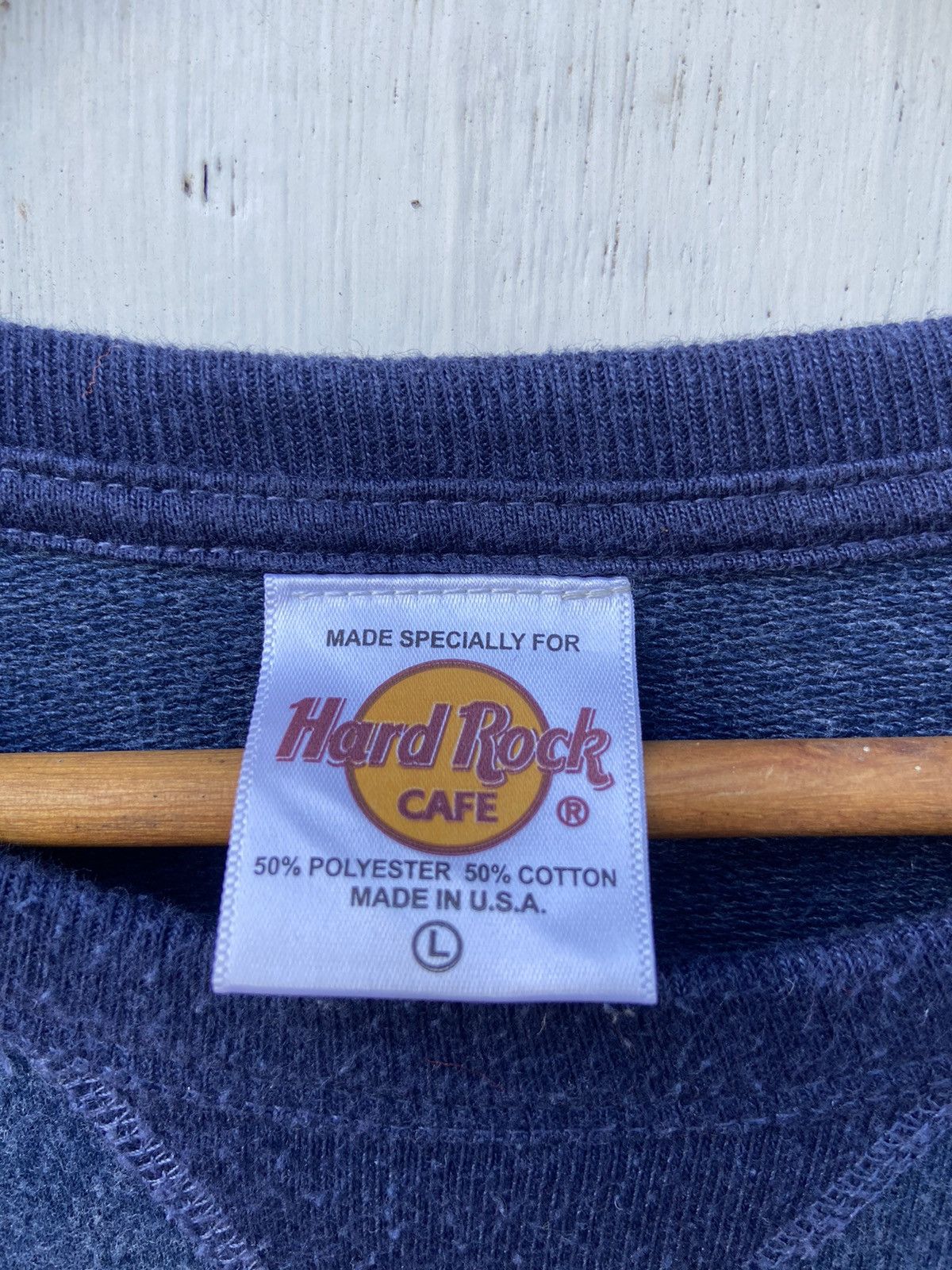 Hard Rock Cafe Vintage 90s Vintage Hard Rock Cafe sweatshirt Size US L / EU 52-54 / 3 - 5 Thumbnail