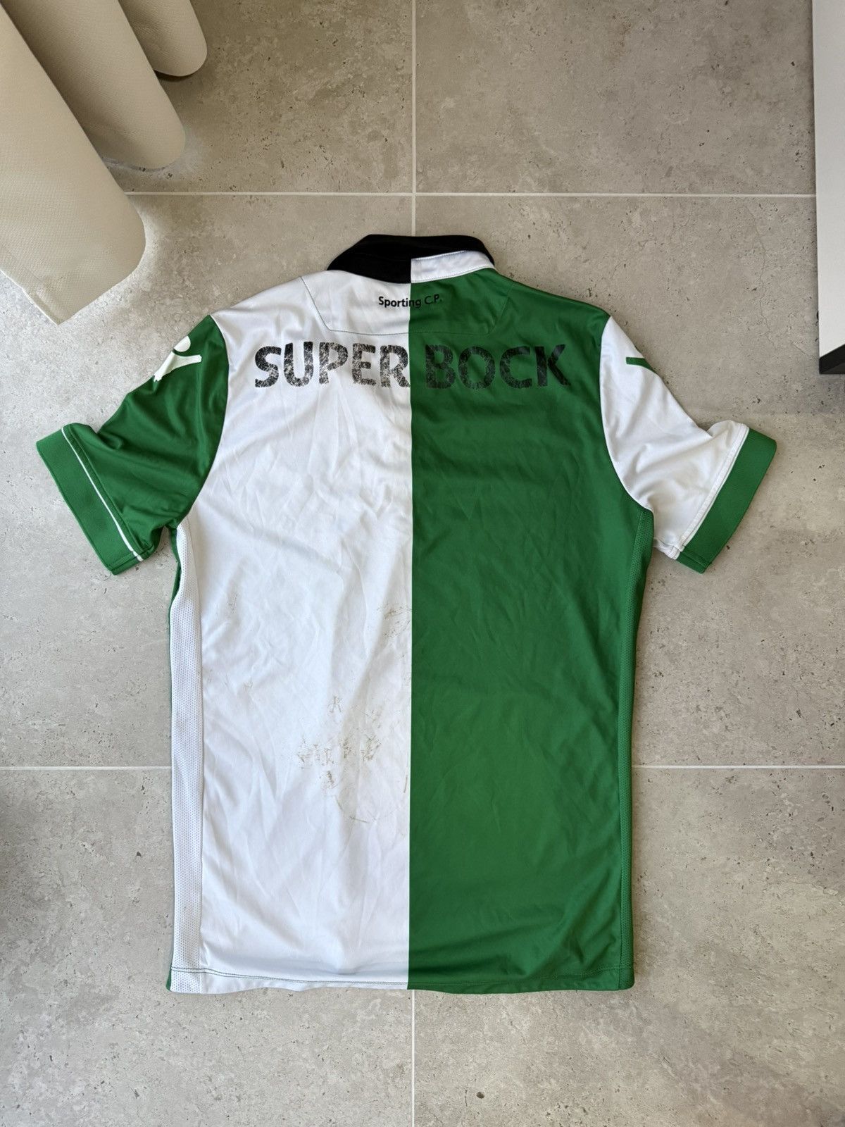 Macron Macron Sporting Club Home Jersey Size US M / EU 48-50 / 2 - 2 Thumbnail