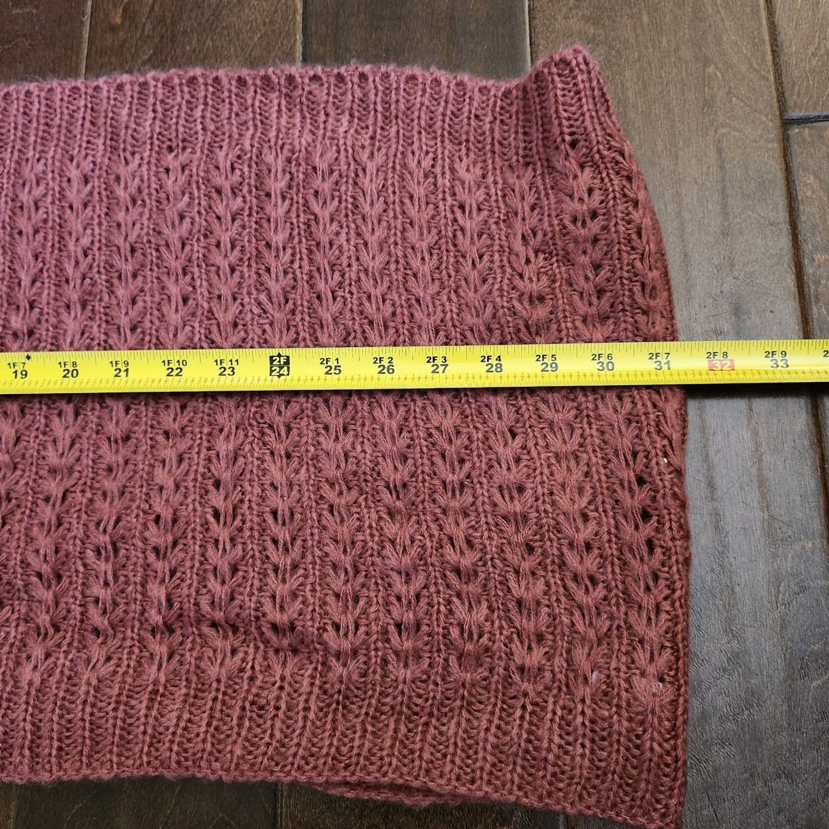 Nordstrom Nordstrom BP Pink Knit Infinity Scarf - Scarf, Women, O/S, Pink, Infinity, Knit, Winter Fall Spring Size ONE SIZE - 6 Thumbnail