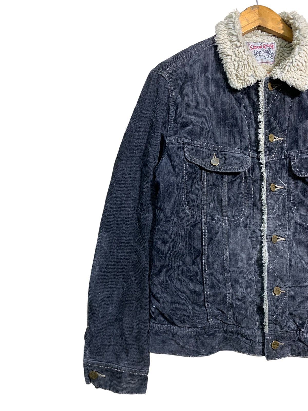 Lee 🔥LEE STORM RIDER CORDUROY JACKET SHERPA Size US M / EU 48-50 / 2 - 2 Thumbnail