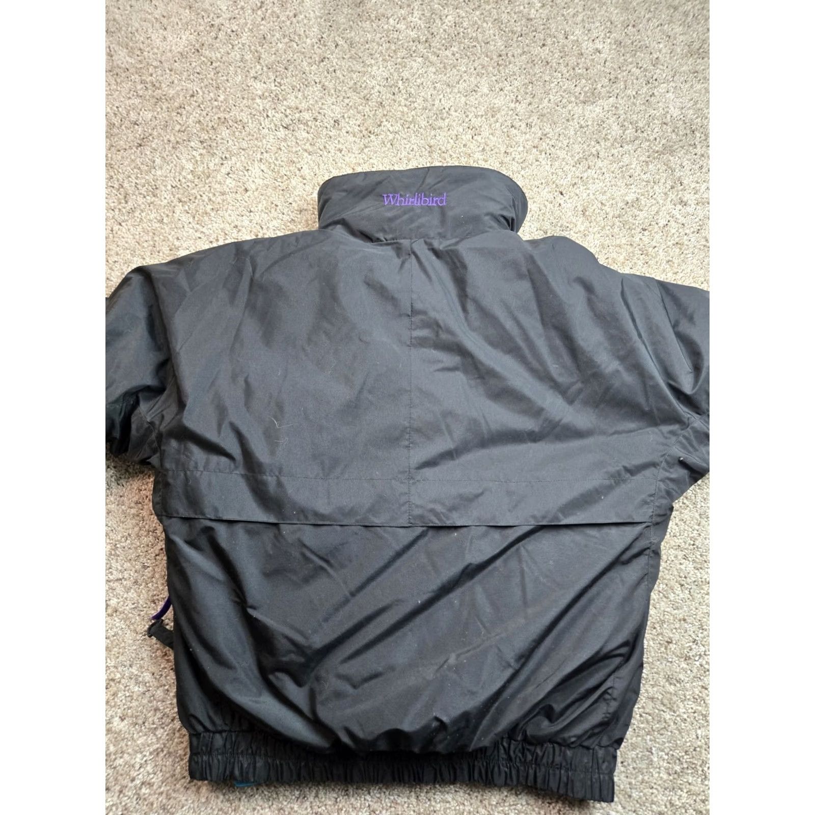 Vintage VINTAGE Columbia Whirlibird Jacket Mens M Black Goose Down Convertible Bomber Jacket Size US M / EU 48-50 / 2 - 7 Thumbnail