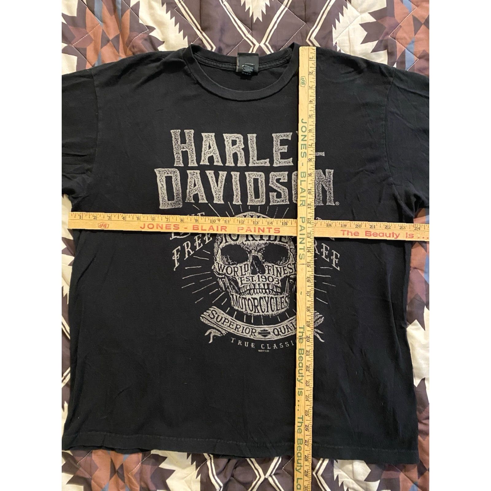Harley Davidson Harley-Davidson Dallas Texas Double Sided Graphic T Shirt Skull Black XL Men Shirt Short Sleeve Crew Neck Cotton Knits Graphic Print HD Logo Vintage? Size US XL / EU 56 / 4 - 5 Thumbnail