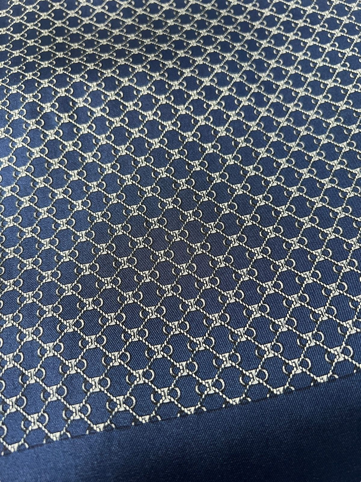 Vintage Hermes Double Sided Cashmere Silk Muffler