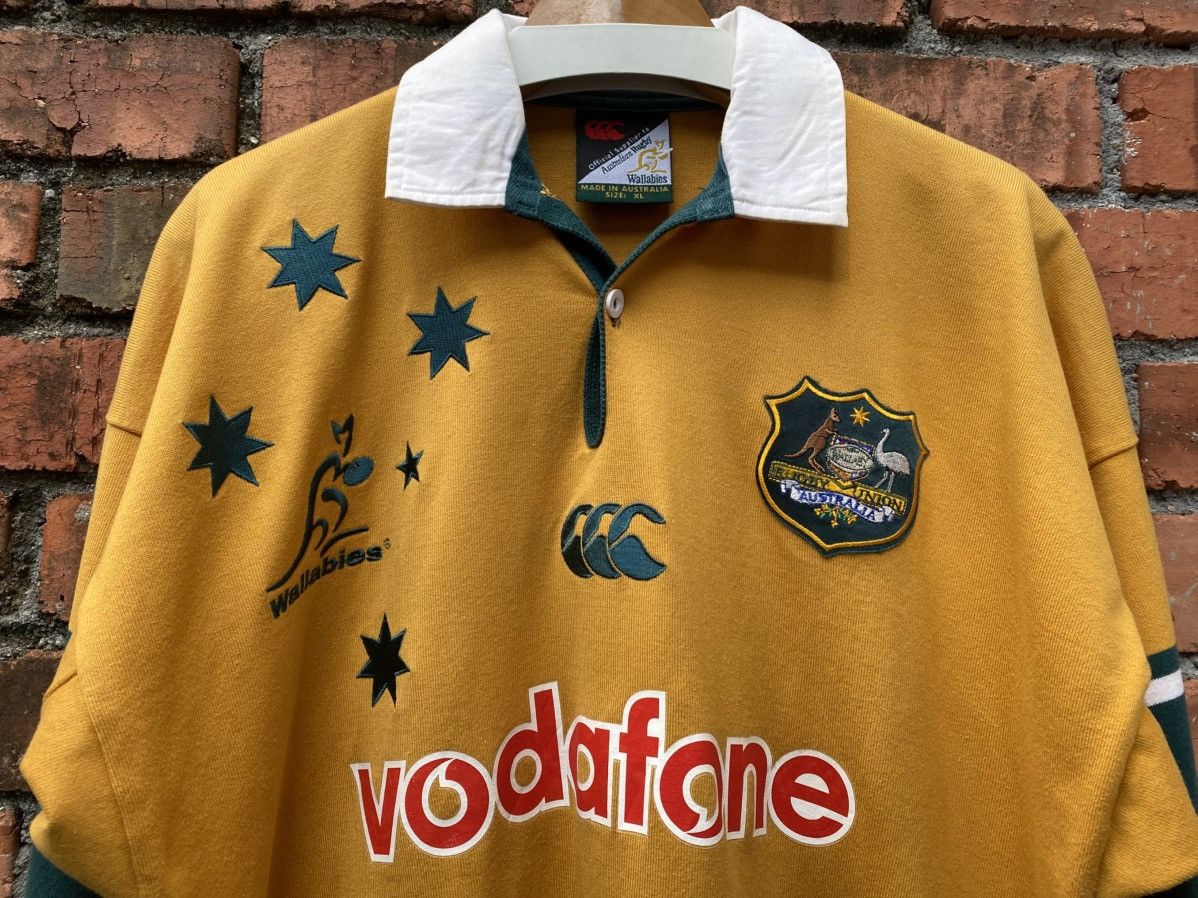Canterbury of New Zealand vintage canterbury wallabies australia rugby Size US XL / EU 56 / 4 - 2 Thumbnail
