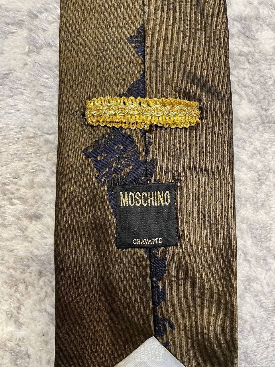 Moschino Vintage Moschino Cravatte Silk Tie Made in Italy-Cat Pattern Size ONE SIZE - 7 Thumbnail