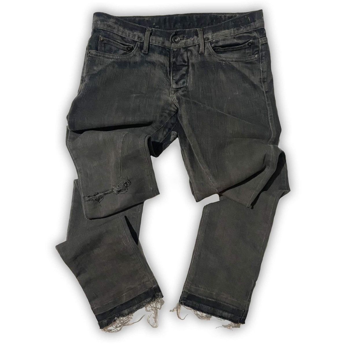 image of Rick Owens x Rick Owens Drkshdw Ss09 'strutter' Jeans in Grey, Men's (Size 30)