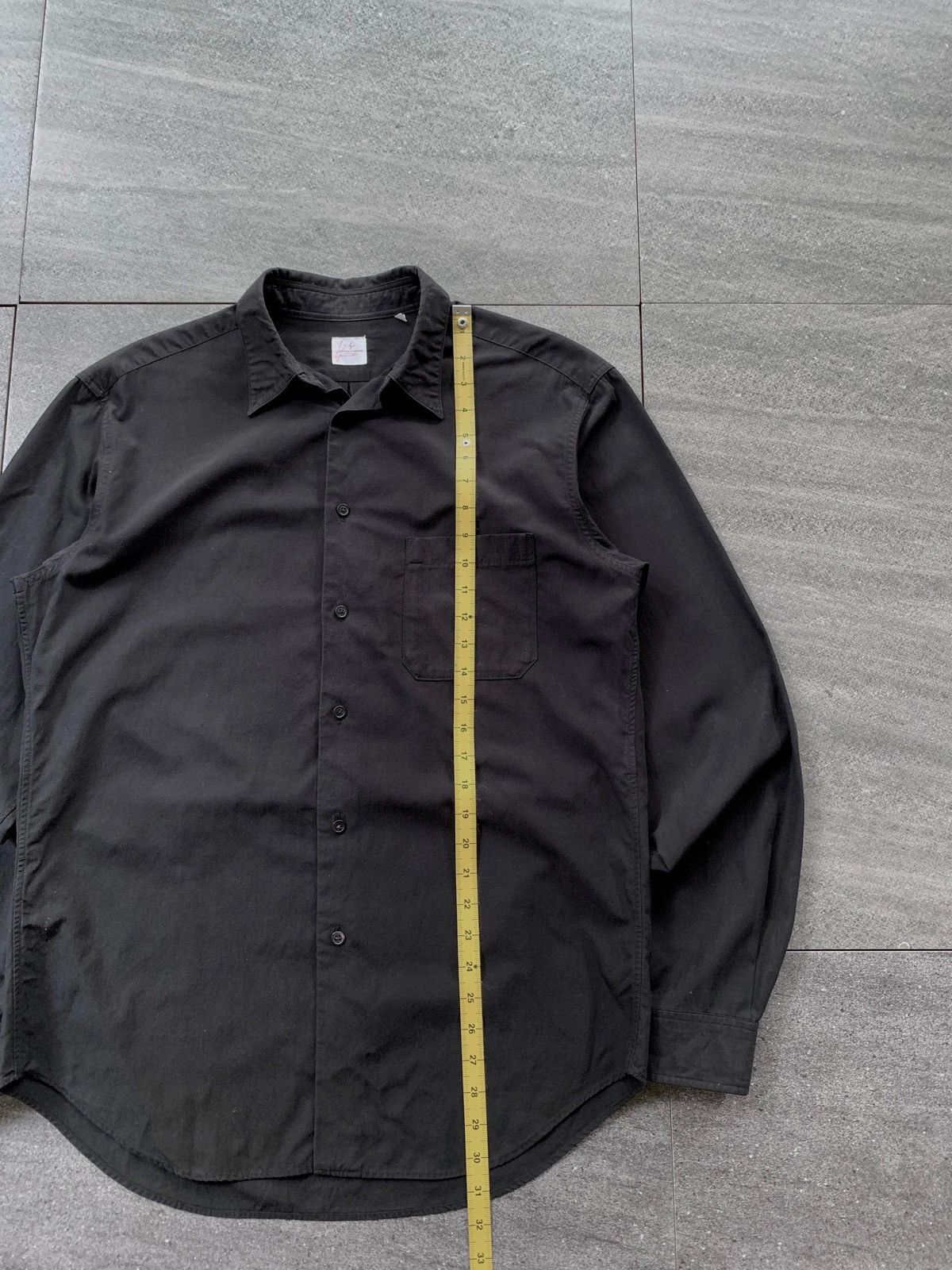 Yohji Yamamoto FREE TAX! Costume D'Homme Black Ls Shirt Size US M / EU 48-50 / 2 - 11 Thumbnail