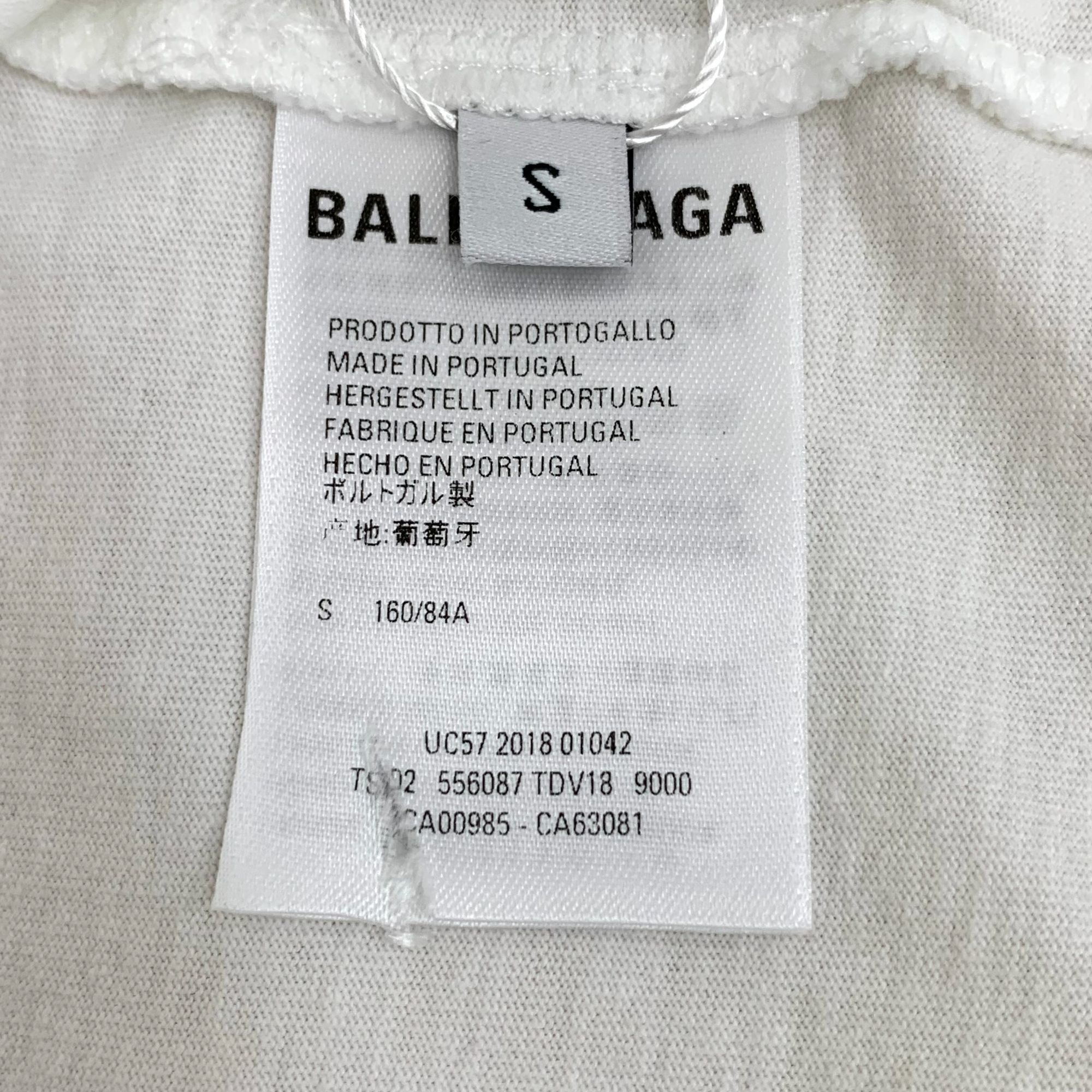 Balenciaga Balenciaga White "You Are The World" Earth Print Cotton Shor Size S / US 4 / IT 40 - 4 Thumbnail
