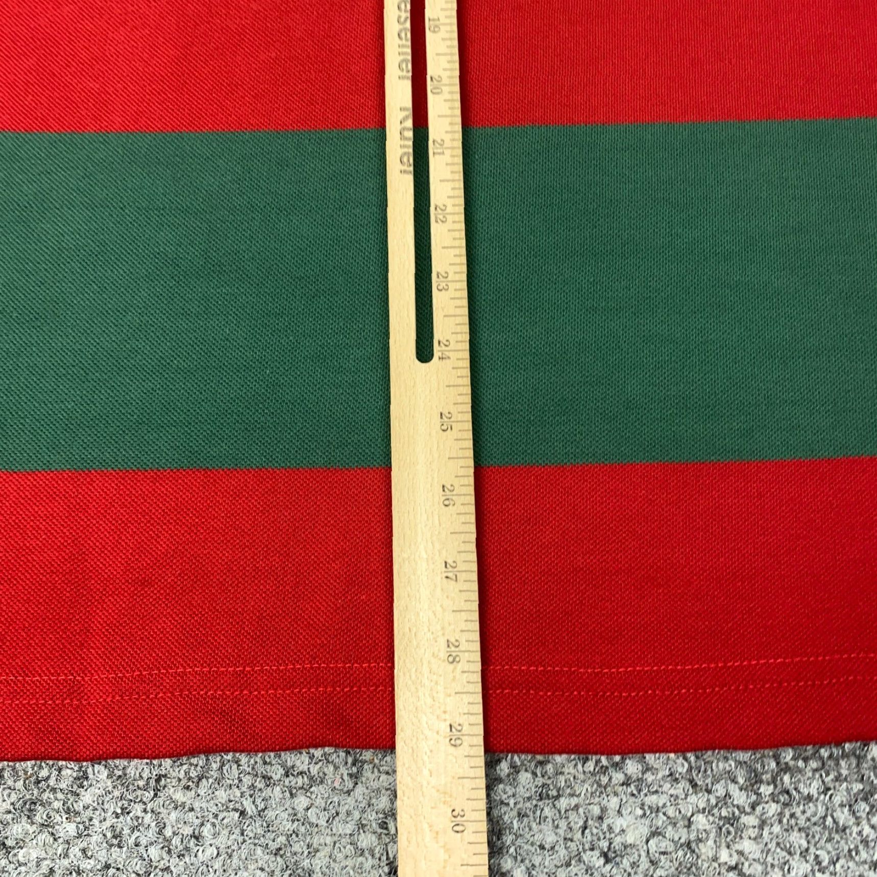 Vintage VINTAGE Blarney Woollen Mills Polo Shirt Mens L Red/Green Stripe Polo Shirt Ireland Striped Golf Logo Embroidered Size US L / EU 52-54 / 3 - 7 Thumbnail