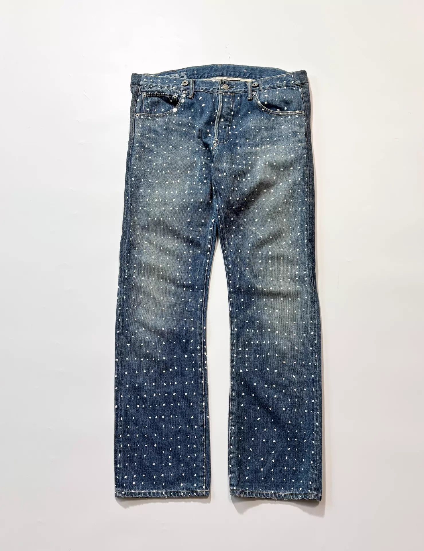 Visvim VISVIM 01.2D5 Polka Dot Jeans W34 L30 Size US 34 / EU 50 - 1 Thumbnail