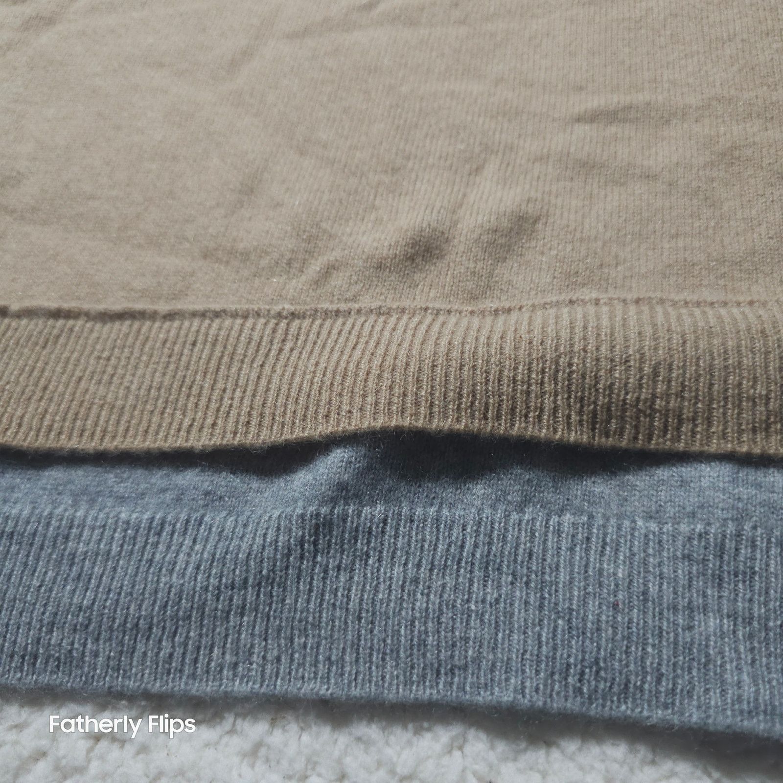 Other Halogen 100% Cashmere Sweater Small Petite Tan Gray Mixed Size S / US 4 / IT 40 - 4 Thumbnail