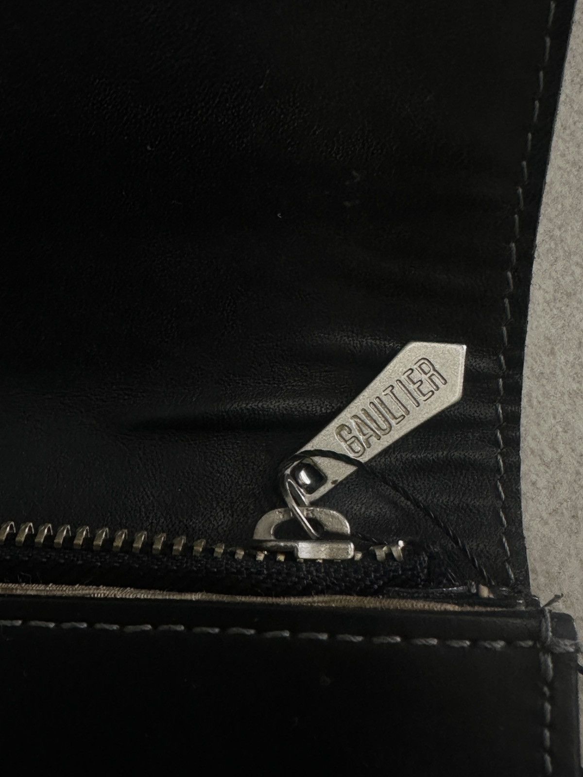 Jean Paul Gaultier Jean Paul Gaultier Leather Clutch Bag Size ONE SIZE - 7 Thumbnail