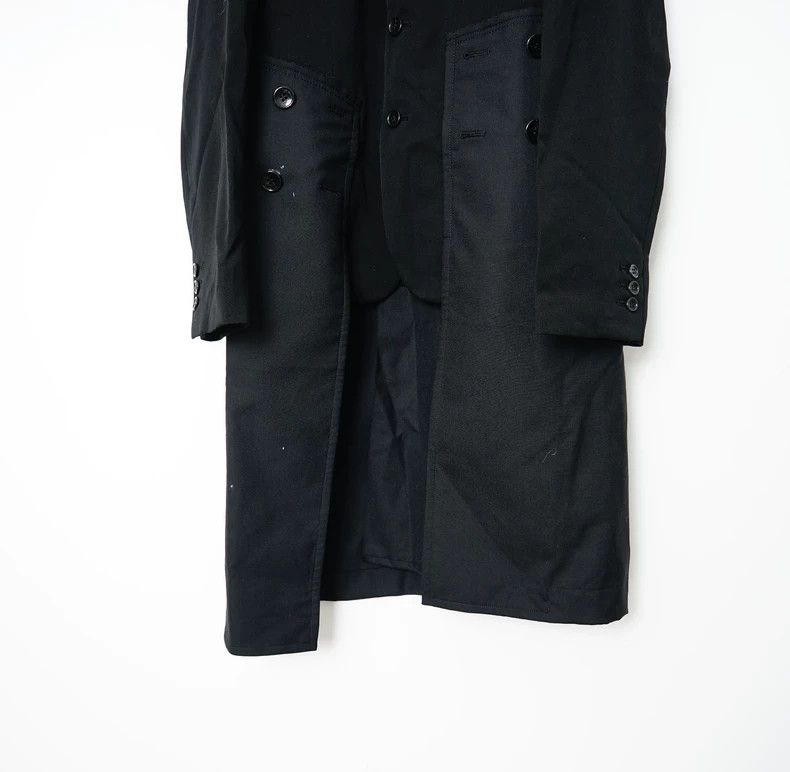 Comme des Garcons Comme Des Garcons Knife cut paneled midi wool blazer Size S / US 4 / IT 40 - 4 Thumbnail