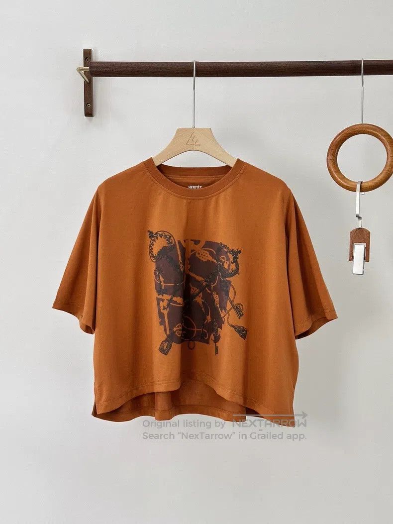 Hermes Hermes 25 Spring/Summer women's short-sleeve tunic Size XS / US 0-2 / IT 36-38 - 1 Thumbnail