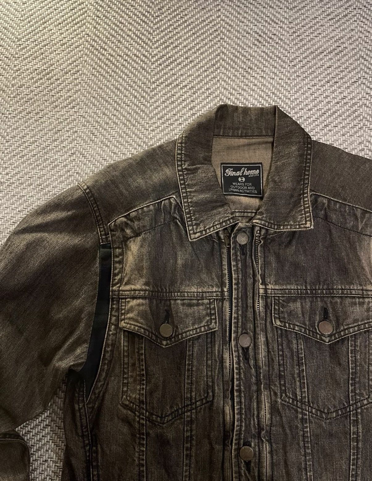 Final Home Final Home Deconstructed Denim Jacket K24 Size US M / EU 48-50 / 2 - 5 Thumbnail