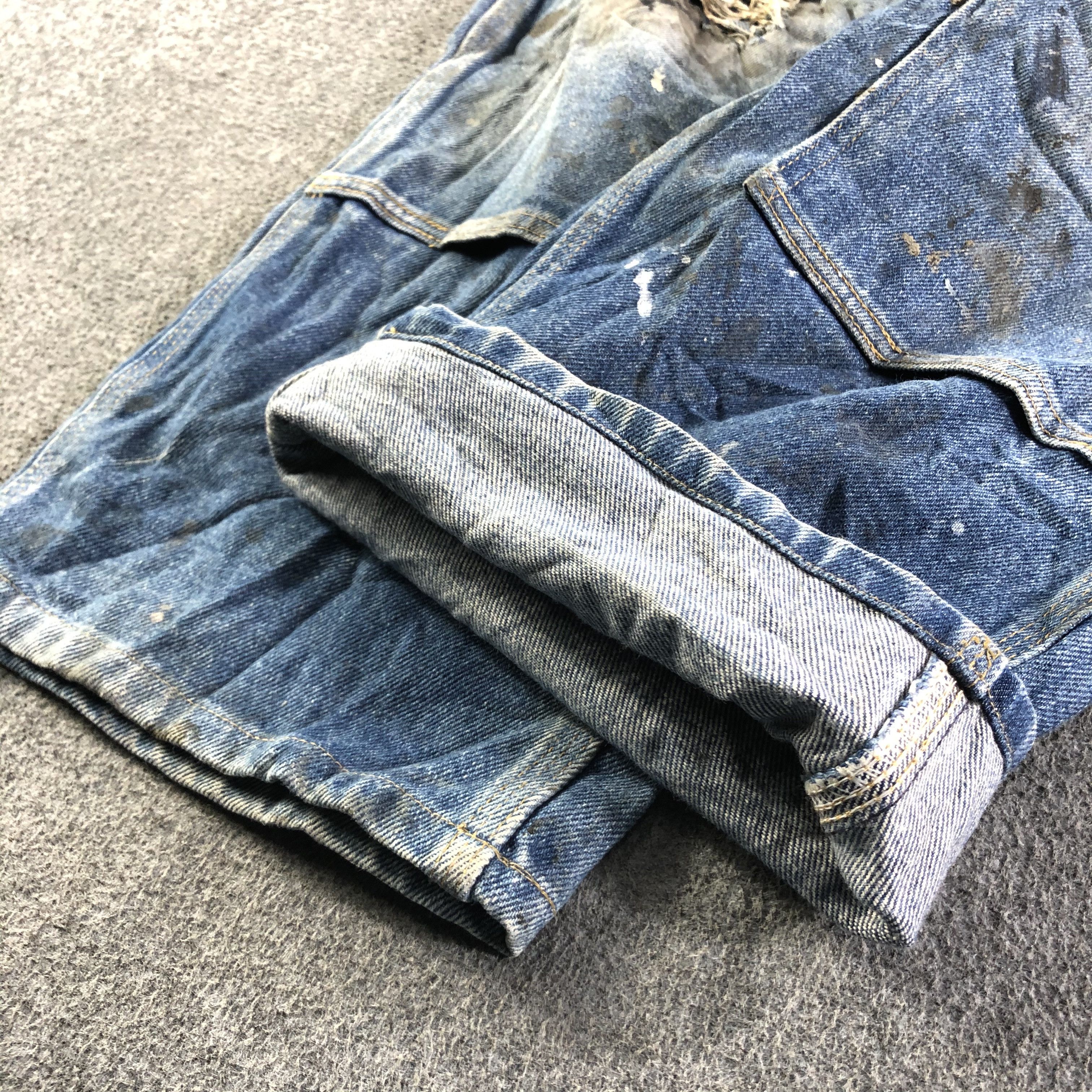 Carhartt Vintage Blue Wash Carhartt Jeans-J3912 Size US 37 - 6 Thumbnail