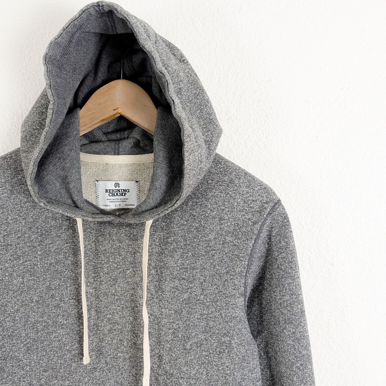 Reigning Champ Reigning Champ Small Midweight Terry Hoodie Heather Gray Size US S / EU 44-46 / 1 - 3 Thumbnail