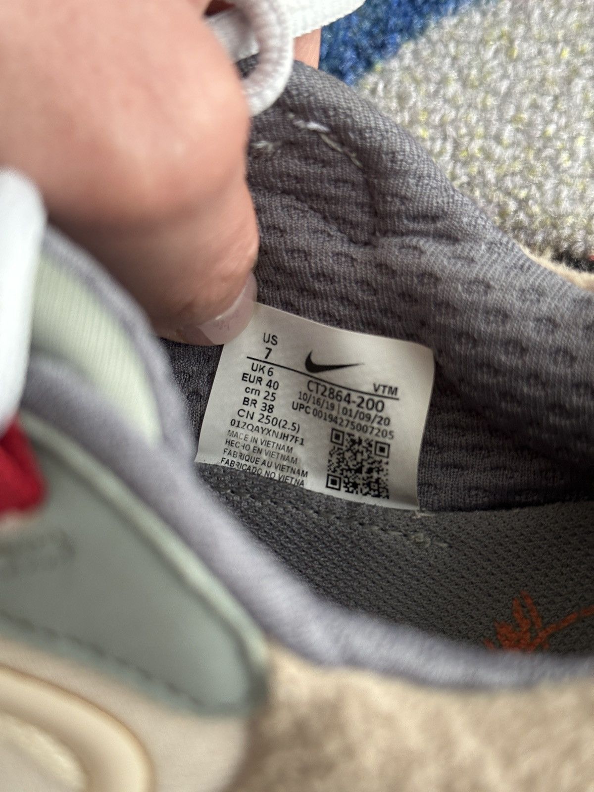 Jordan Brand Nike AirMax 270 React ENG x Travis Scott Cactus Trail Size US 7 / EU 40 - 10 Thumbnail